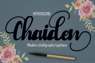 Chaiden: A Handwritten Font That Sparks Romance in Web Design