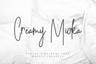 Creamy Micka: A Font That Elevates Your Brand's Visual Story