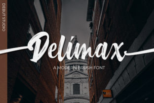 Delimax: A Modern Brush Typeface for Bold Campaign Design