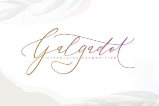 Galgadot: A Handwritten Typeface That Adds Elegance to Branding