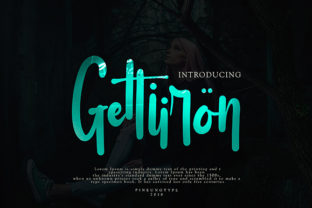 Gettiiron Font: A Script Amp for Editorial Elegance