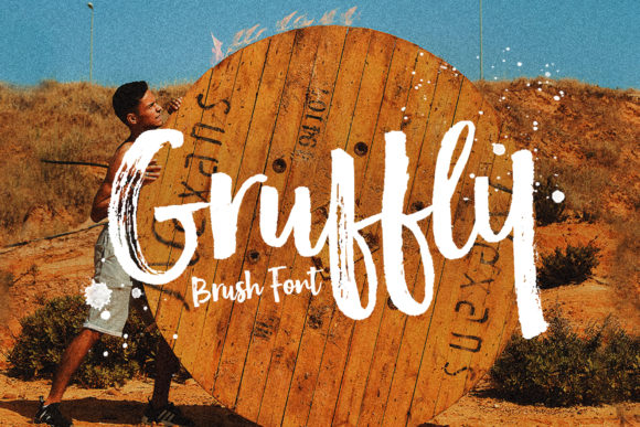 Gruffly Font: A Bold Handwritten Typeface for Digital Design