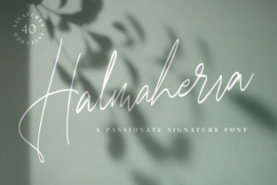 Halmaherra: A Script Font with Subtle Sophistication