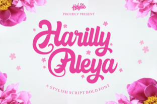 Harilly Aleya Font: A Bold Script with Romantic Elegance for Campaigns