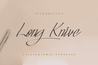 Long Knive: A Handwritten Typeface That Elevates Editorial Design