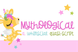 Mythological Font: A Script Typeface with Editorial Soul