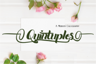 Quintuples: A Script Font for Modern Web Design