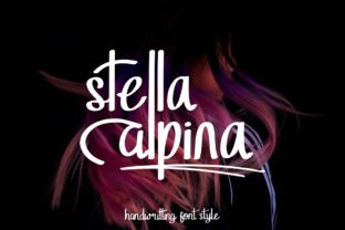 Stella Alpina Font: A Handwritten Typeface That Elevates Your Craft