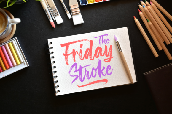 The Friday Stroke Font: A Display Typeface with Handwritten Soul