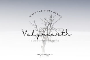 Valyrianth Font – A Handwritten Typeface for Authentic Web Design