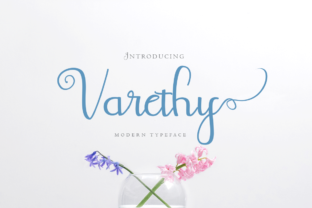 Varethy Font: Elevate Your Brand with a Romantic Script Typeface