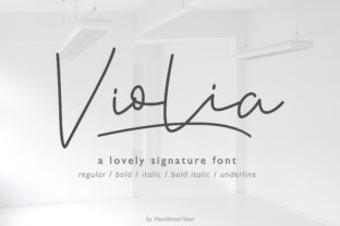Violia Font: A Sophisticated Handwritten Typeface for Modern Branding
