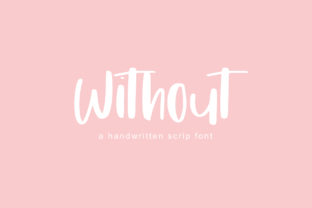 Without: A Handwritten Font for Editorial Elegance